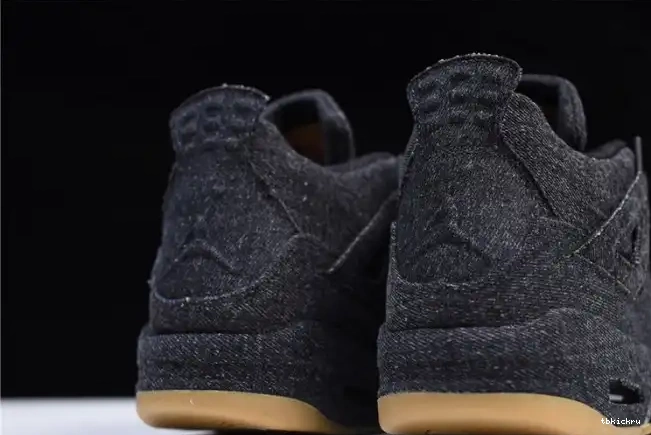 Cheap TBkick 'black' AO2571-001 Air Levi's Jordan x 4 0429